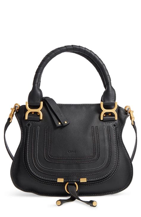 chloe mini marcie bag black|chloe small marcie bag sale.